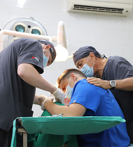 Operación de implantología